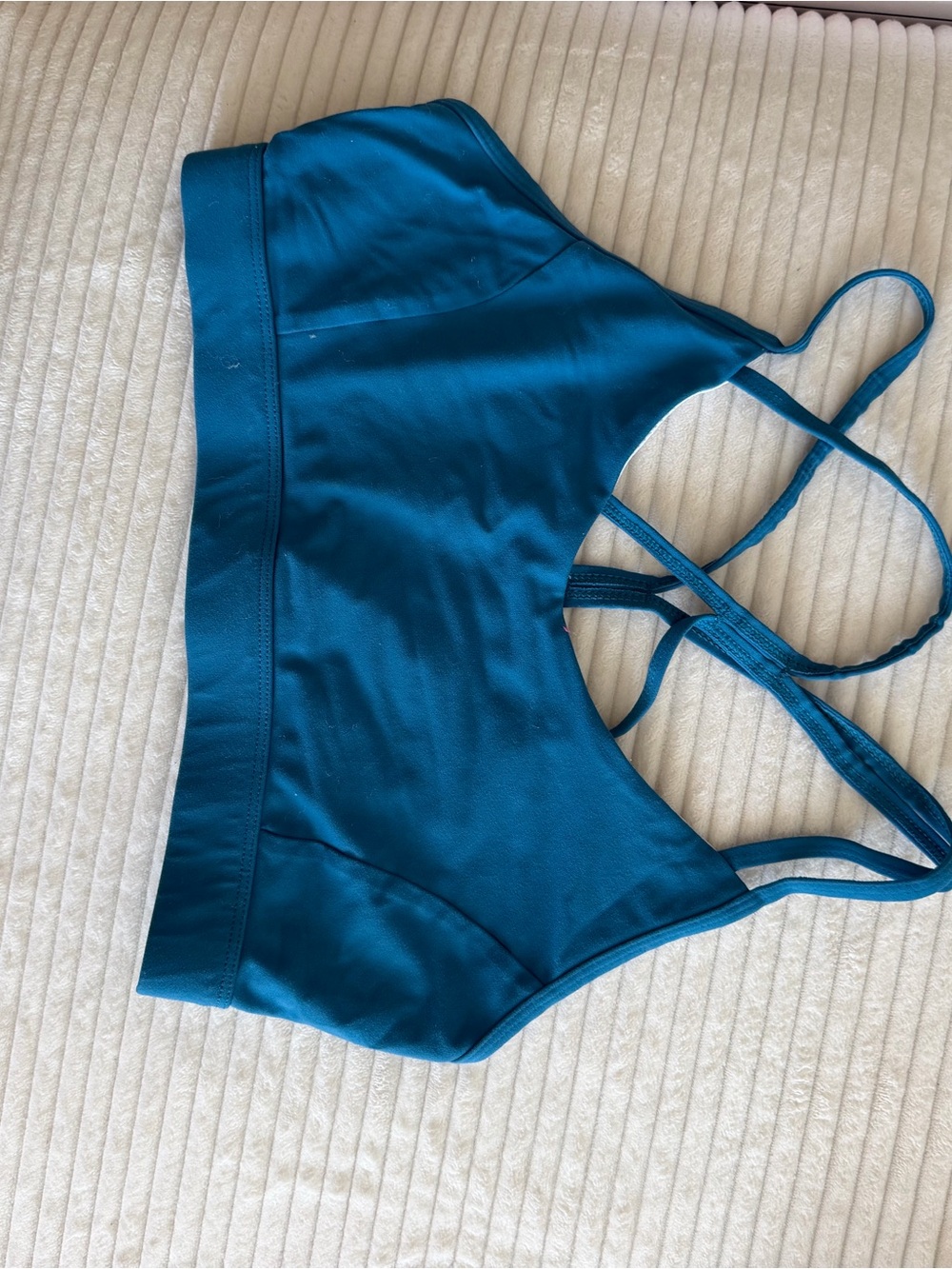 Teal Strappy Sports Bra - Women Intimates & Sleepwear